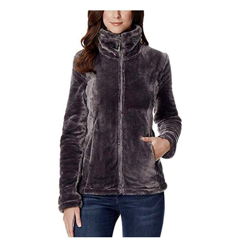 NWT 32 Degrees Heat Women's Plush Faux Fur Teddy Jacket Purple Size M $80 JK648